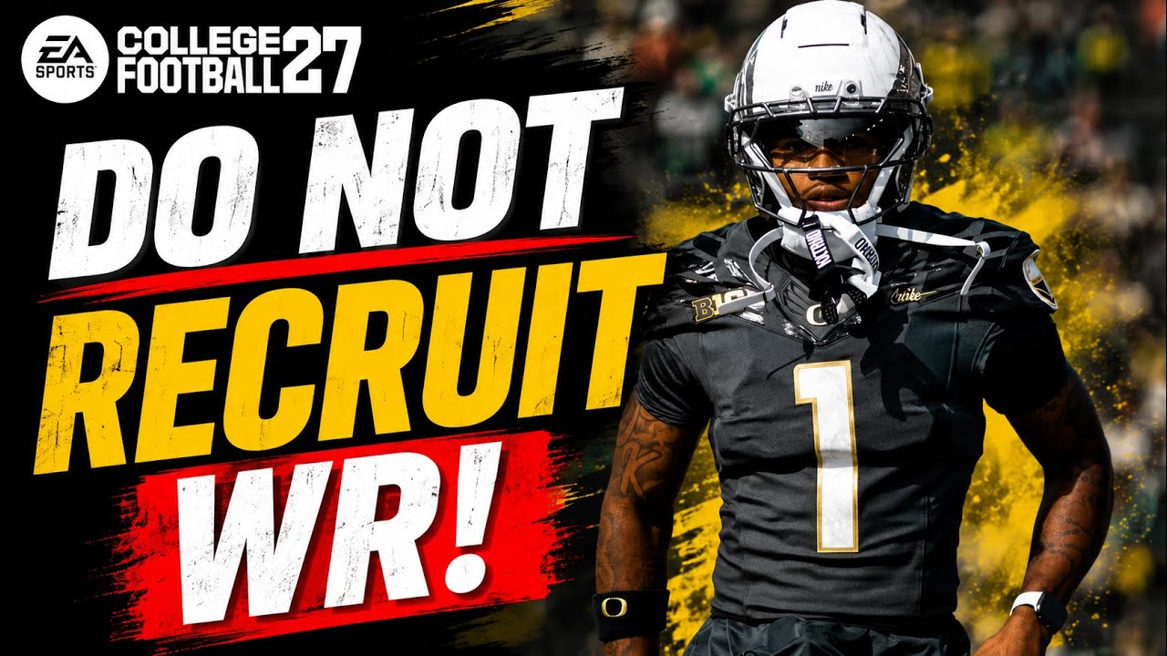 НЕ вербуйте ресиверов в Dynasty CFB27&hellip;