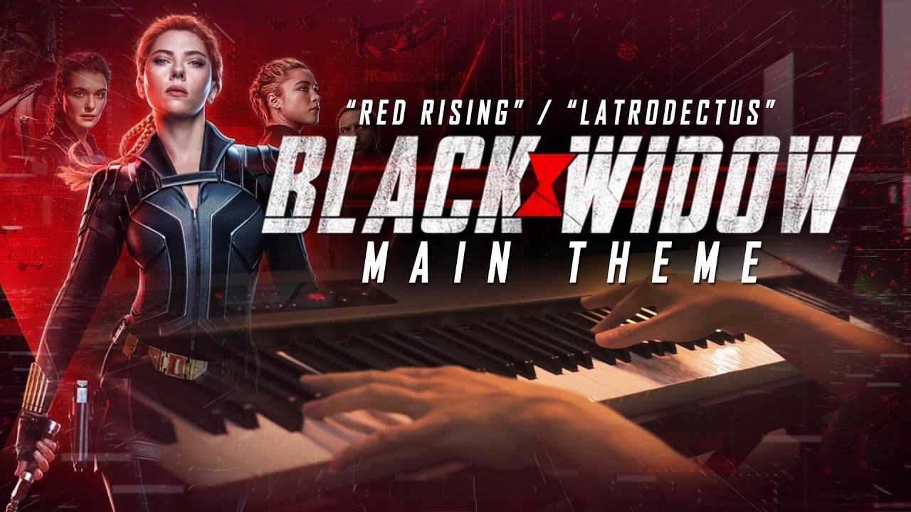 Black Widow Main Theme - “Red Rising” / “Latrodectus” - Black Widow 2021 (Piano Cover)+SHEETS
