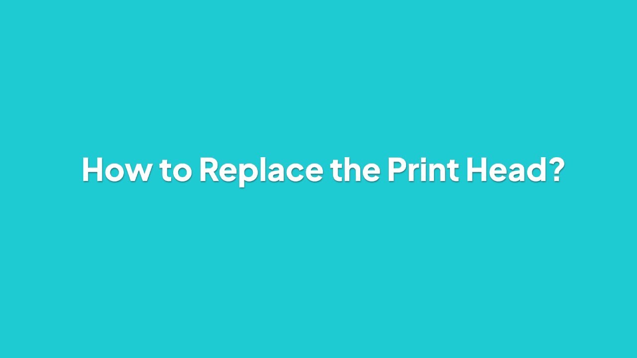How to Replace the Print Head | LOKLiK iPrinter™ DTF-A3-XP600