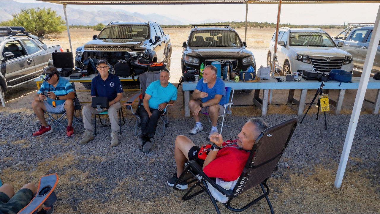 Drones, aviones y helicópteros en Laguna Carén 🛩️✈️✈️🚁🚁🚁