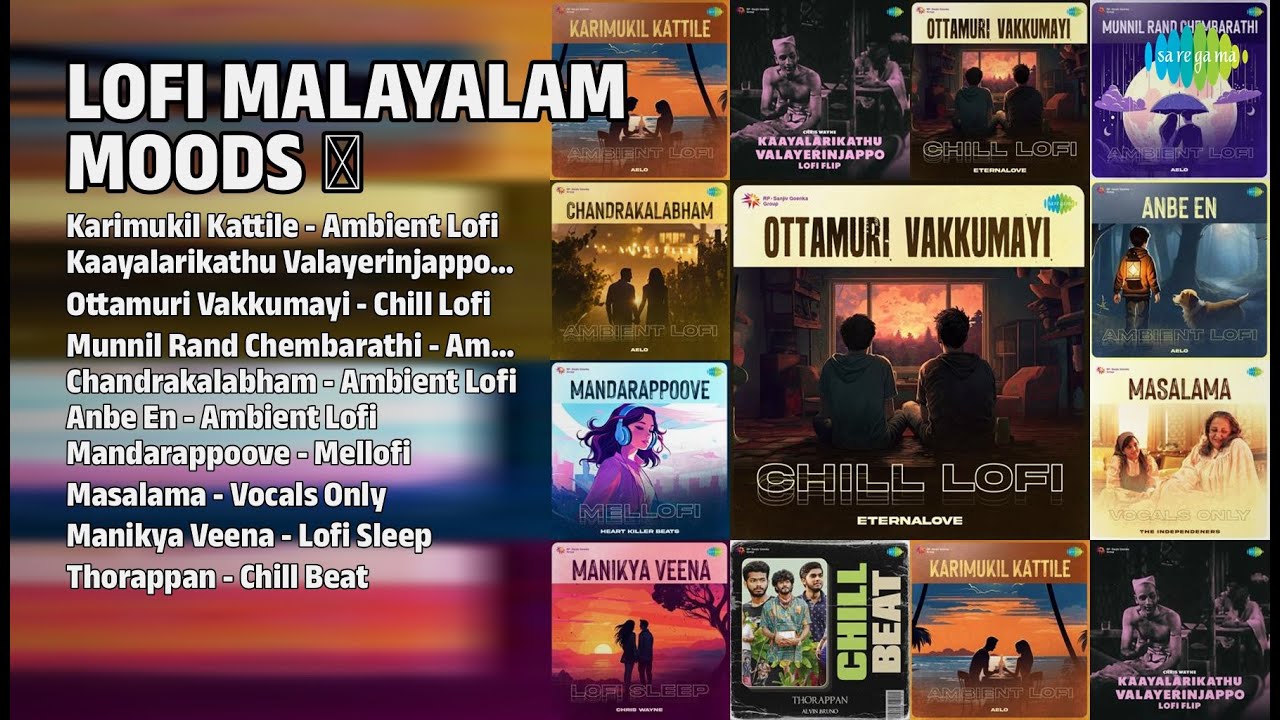 LOFI MALAYALAM MOODS | Aelo Songs | Karimukil Kattile  Ambient Lofi