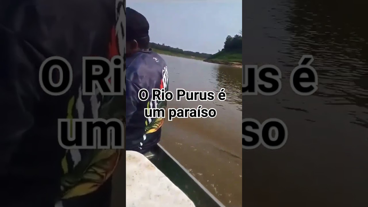 Pescando e curtindo a beleza do rio Purus, Amazonas, Brasil