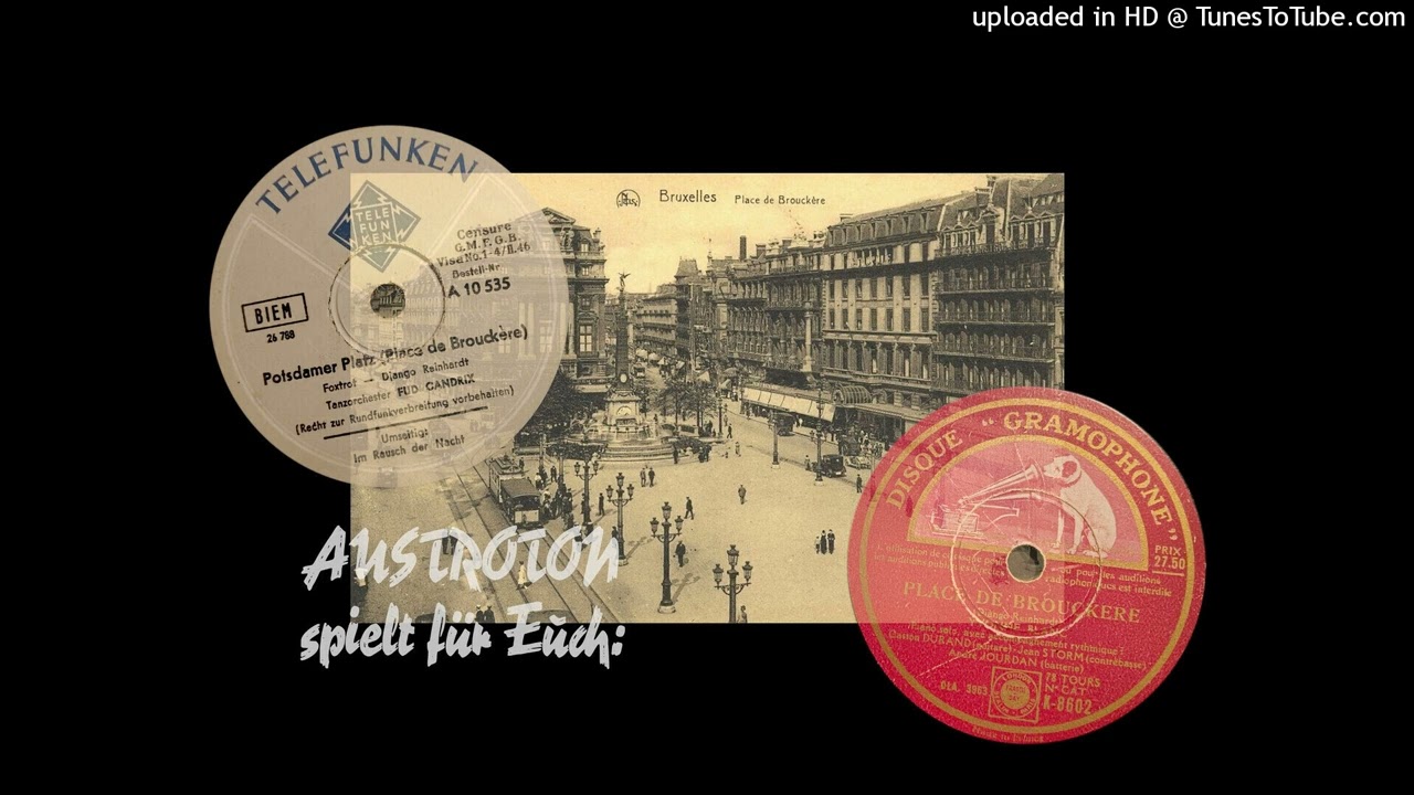 Place de Brouckère: Vergleich (1943)