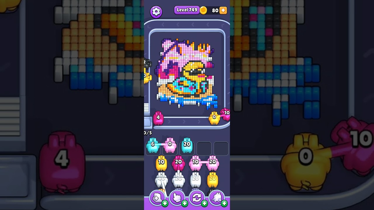 Pixel Flow - Level 749