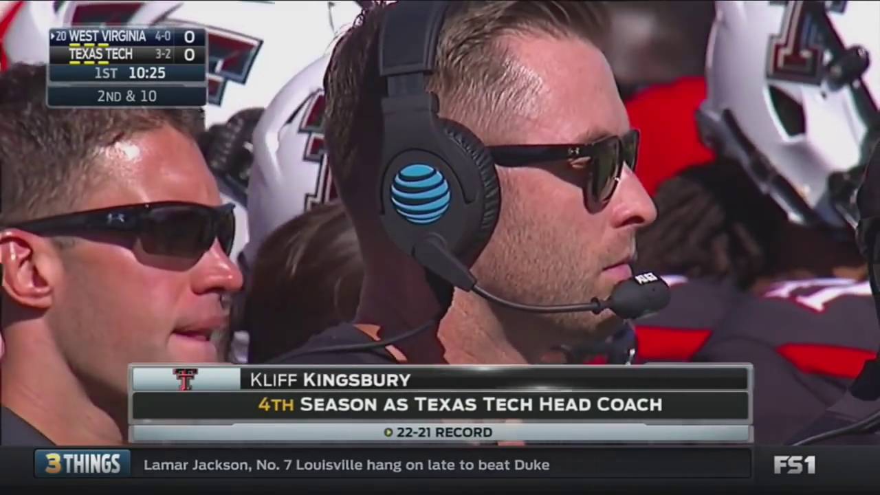 NCAAF 2016 Week 7 West Virginia at Texas Tech 720p60