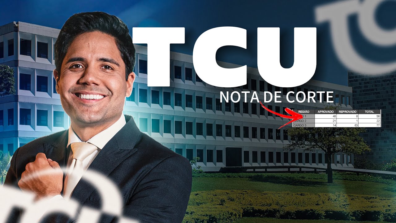 Concurso TCU:  nota de corte e questões passíveis de recurso, banca CEBRASPE
