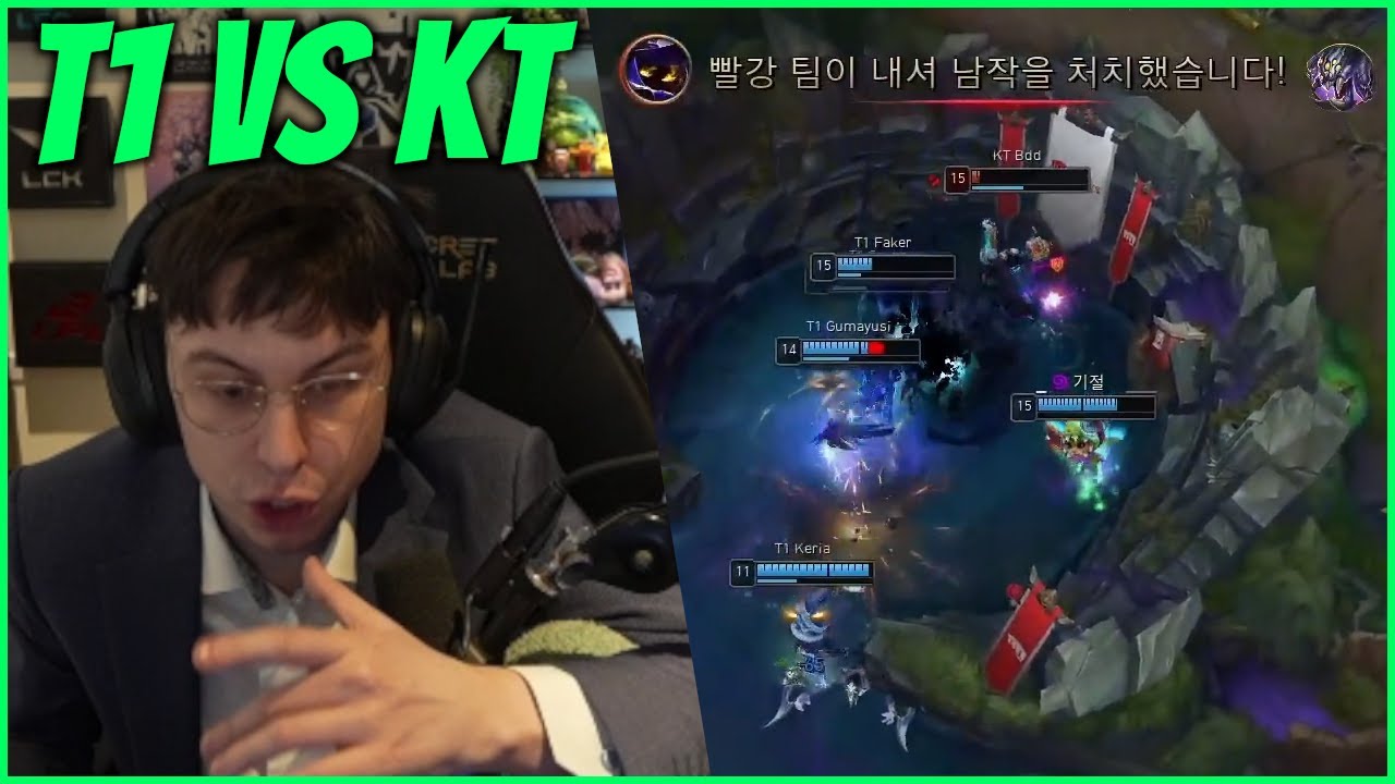 Caedrel Goes On A Journey Through Some Of T1 VS KT Recent History