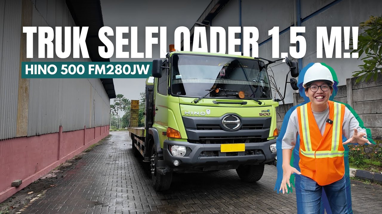 1,5 MILLIAR! REVIEW TRUK SELFLOADER HINO FM 280 JW