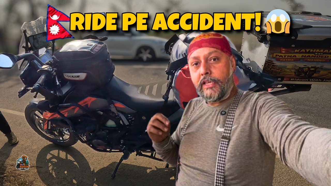 Solo Nepal Ride – Road Par Accident, Bike Damage… Fir Bhi Rukna Nahi Tha!