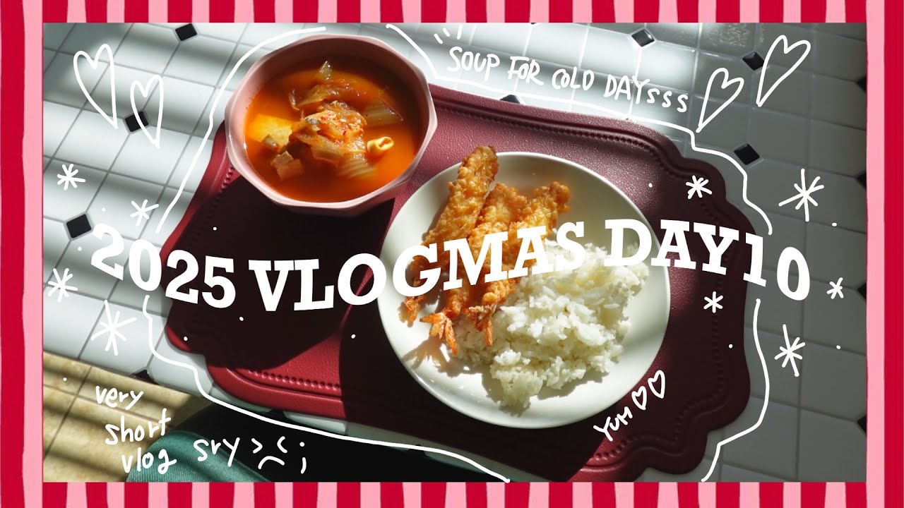 2025 Vlogmas DAY10 今日のビログはとっても短いですがごめんね( ﾉД`)