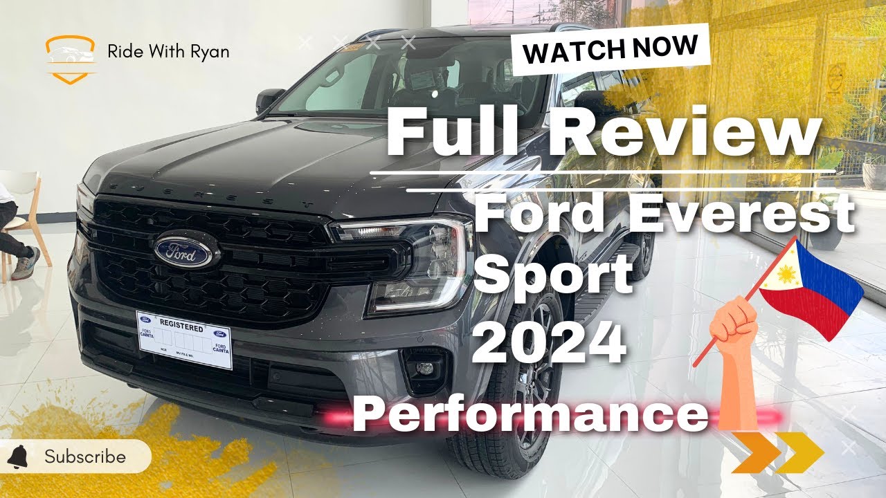 Ford Everest Sport || Full Walk Around Review || Performance || Impressions || @ridewithryanchannel