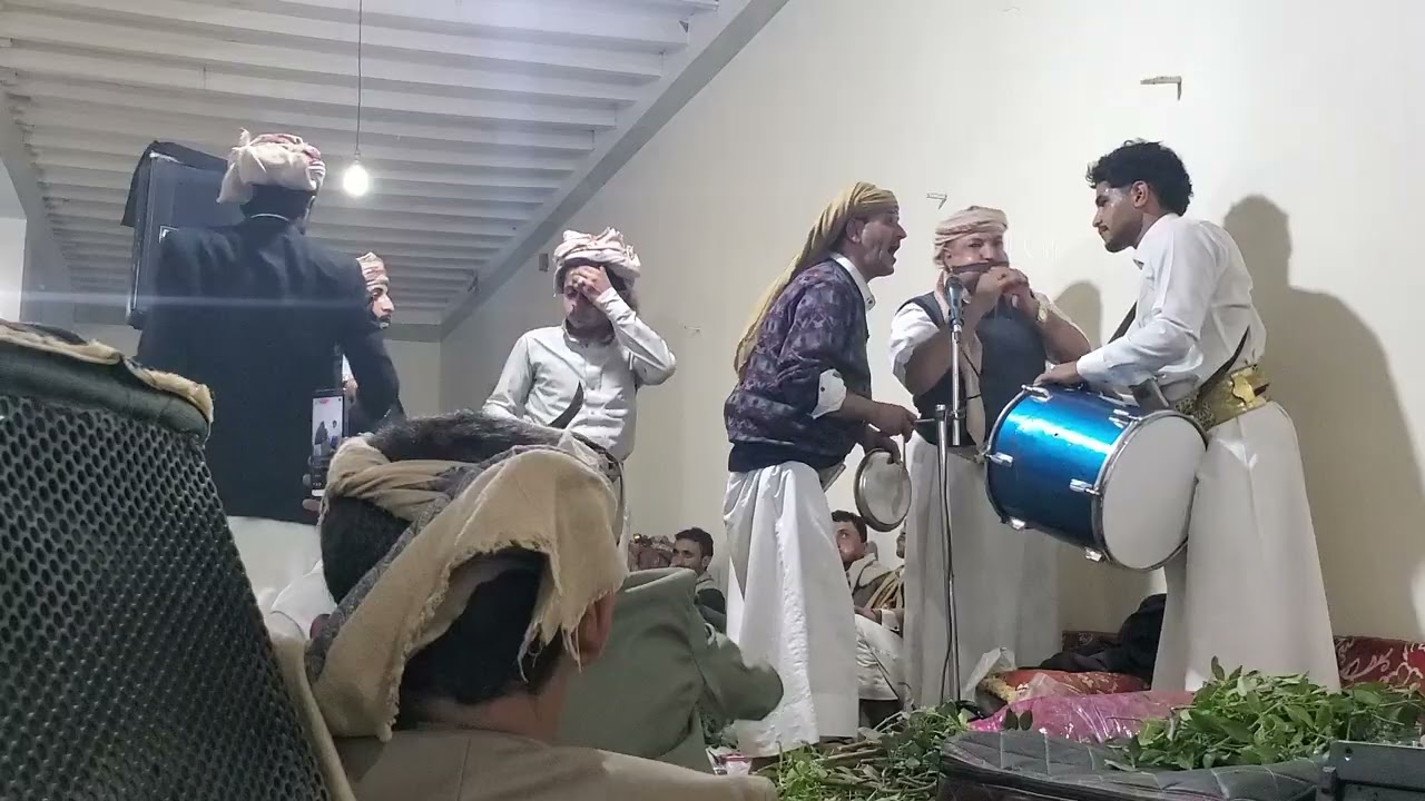 من عرس ال الكبوس وال محسن الغادر من غيل همدان مزمار محمدصالح وخالد حيمي واحمد ظفيري
