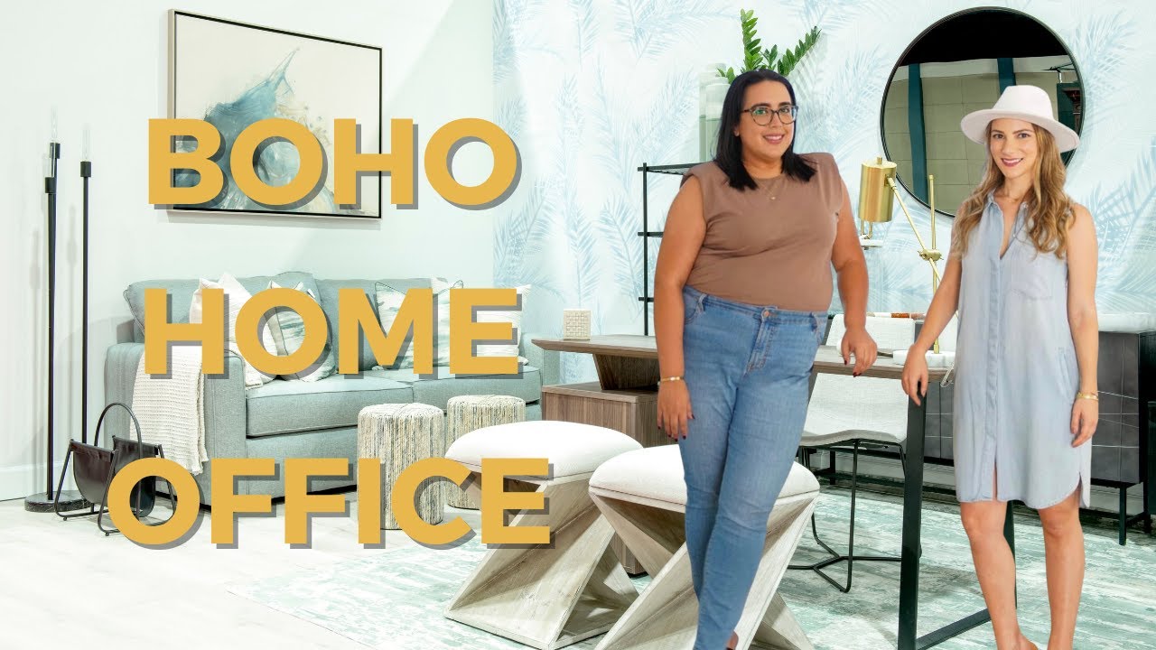How to Create the Ultimate Boho Inspired Home Office!