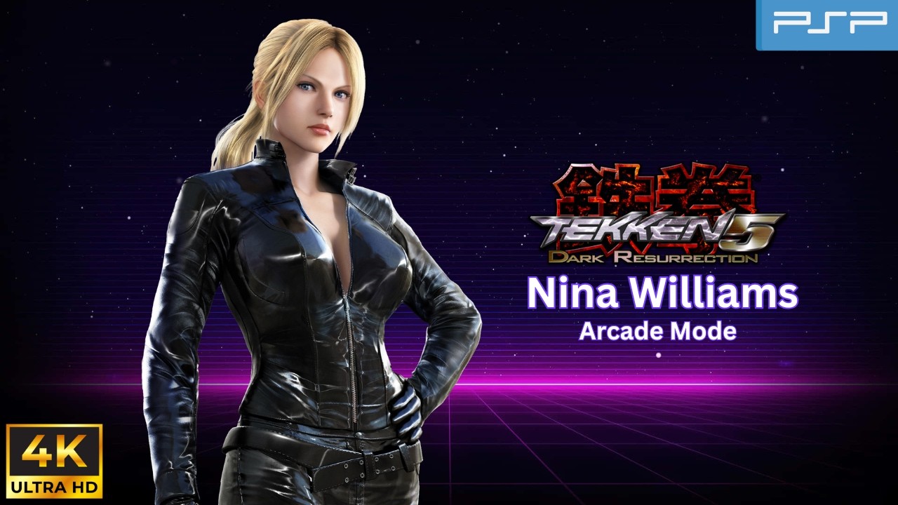 Nina Williams Arcade Mode – Tekken Dark Resurrection | Deadly Mixups & Combos