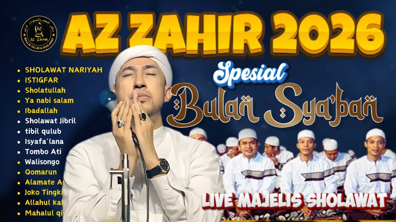 Az Zahir Bersholawat Terbaru 2026 Full Album SHOLAWAT MERDU PALING DICARI