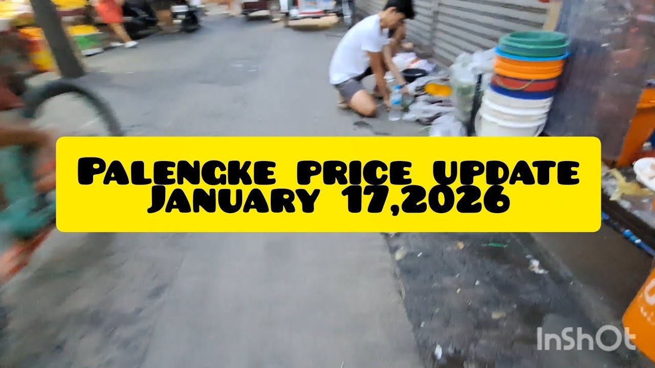 Presyo ng bilihin/palengke price update/january 17,2026
