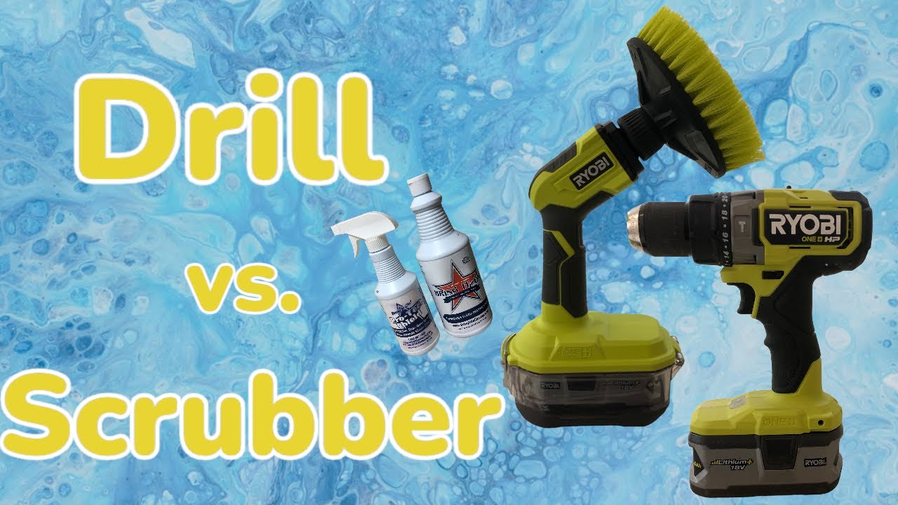 Trying Out Ryobi Scrubber & Testing Cleaning Product