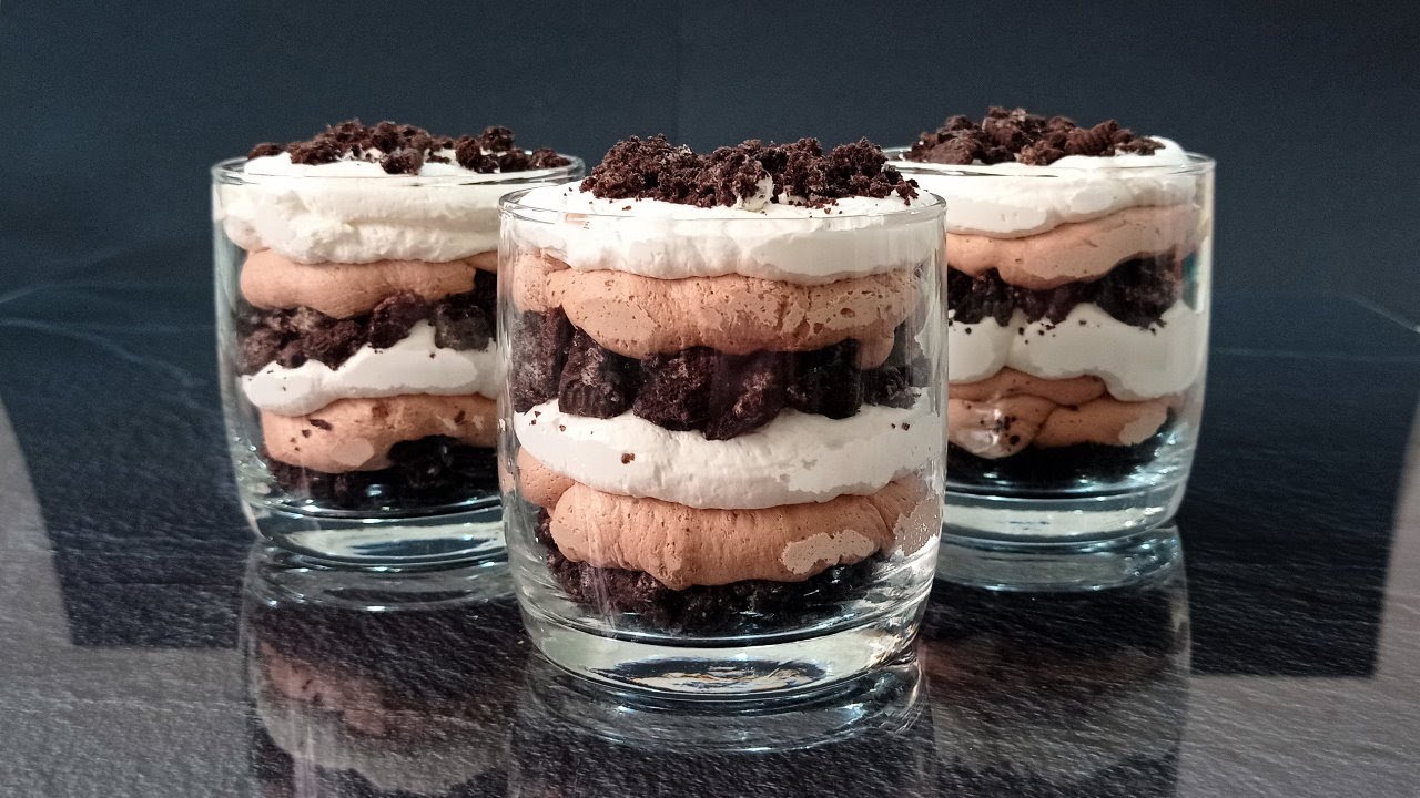 Только 3 ингредиента Шоколадный мусс Trifle! Без выпечки! Быстрый десерт! # 53