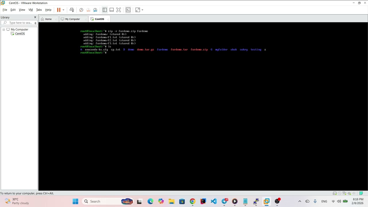 Learn Linux Compression ( Tar , Zip , Gzip , Bzip2 )