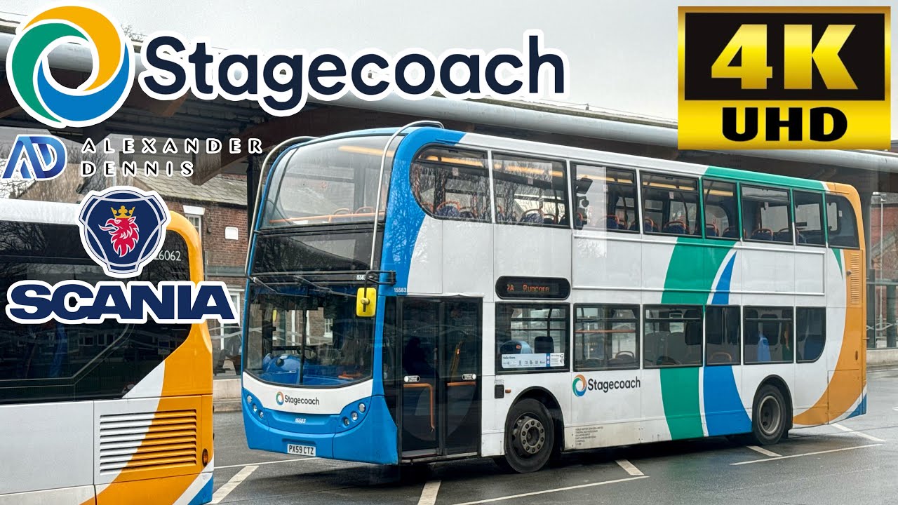 [Stagecoach Merseyside: 2 Chester to Runcorn via Ellesmere Port & Cheshire Oaks] E400 Scania N230UD