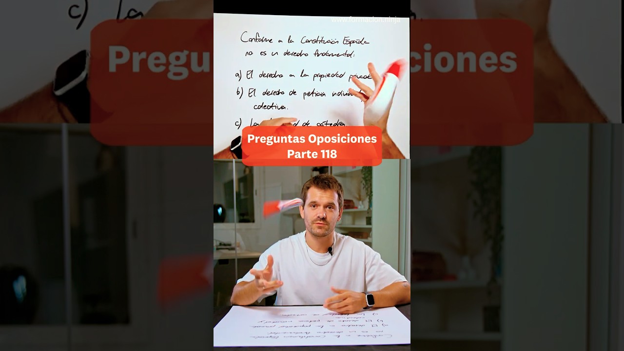 Preguntas de Oposiciones (Parte 118) con esto juegan en la Constituci&oacute;n Espa&ntilde;ola