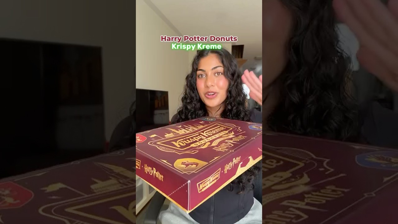 Гарри Поттер X Криспи Крем Пончики🍩✨ #mukbang #harrypotter