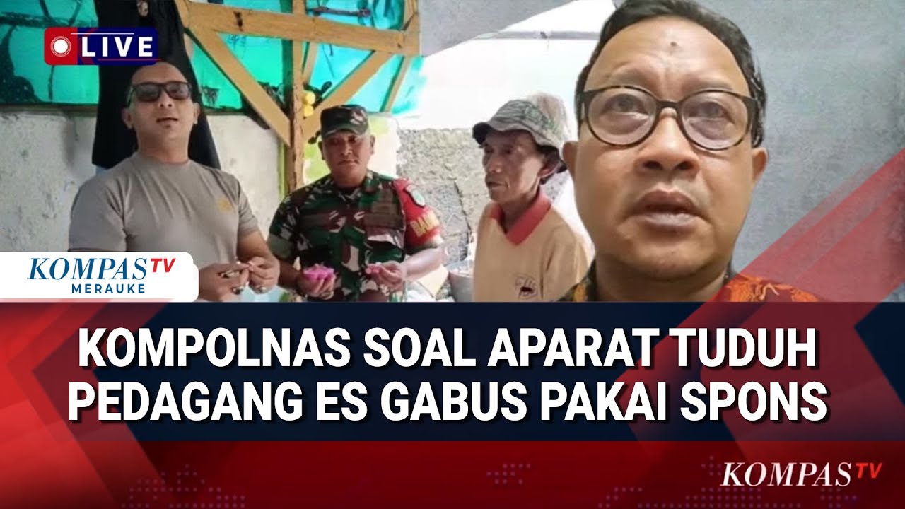 Tukang Es Gabus Dituding Berbahan Spons, Aparat TNI Polri Cukup Minta Maaf  Begini Kata Kompolnas
