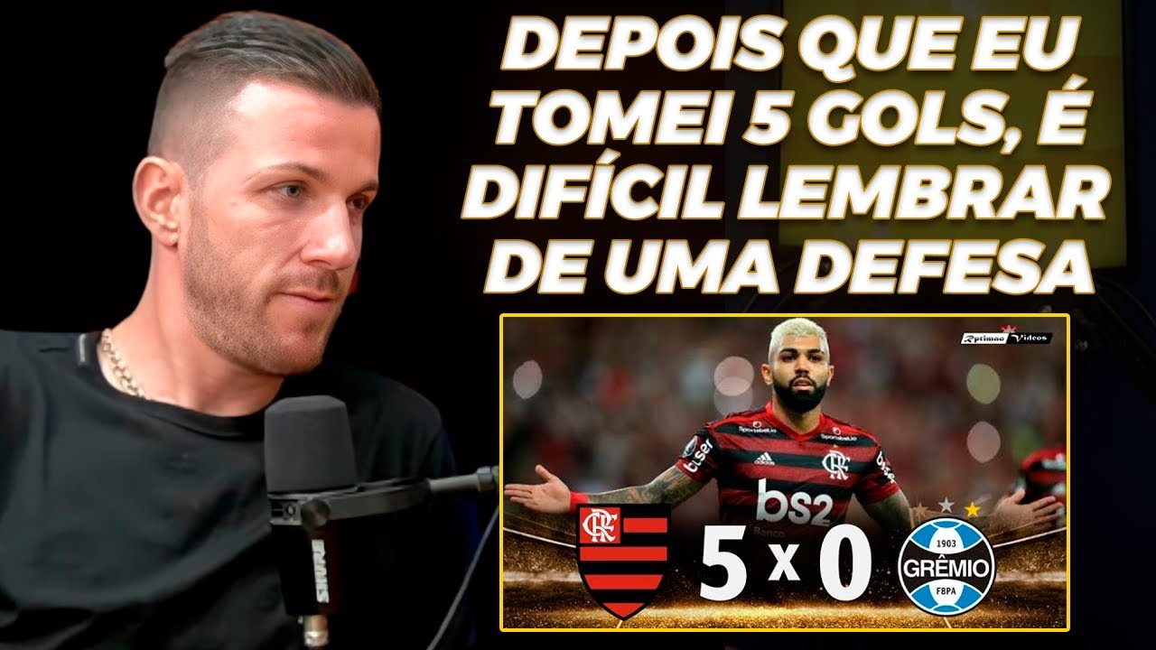 GOLEIRO QUE TOMOU CINCUN FALA SOBRE FLAMENGO X GRÊMIO COM JORGE JESUS: SURREAL