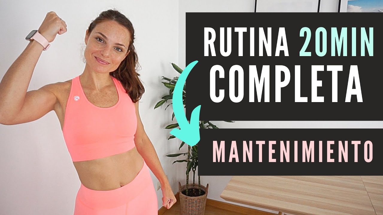 RUTINA EJERCICIOS COMPLETA 20MIN 🔥🙋‍♀️ MANTENIMIENTO POSTCESÁREA