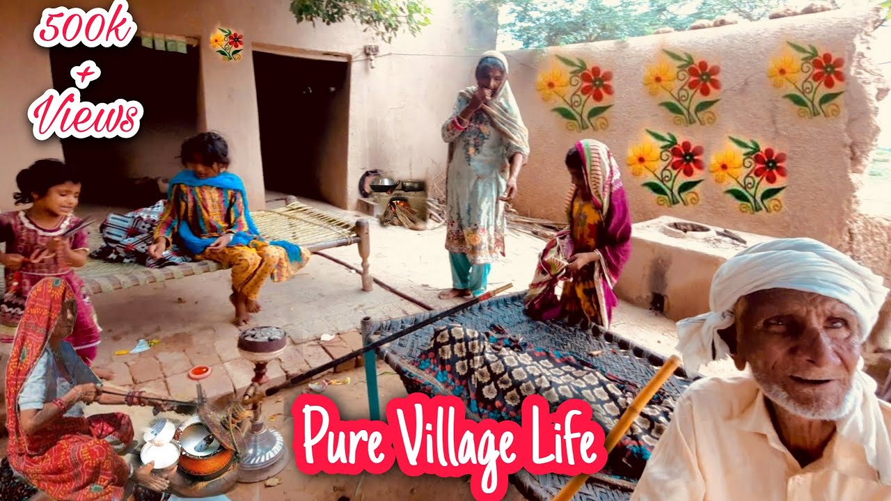 Old Village Life In Pakistan | Mud house living | rural life of punjab