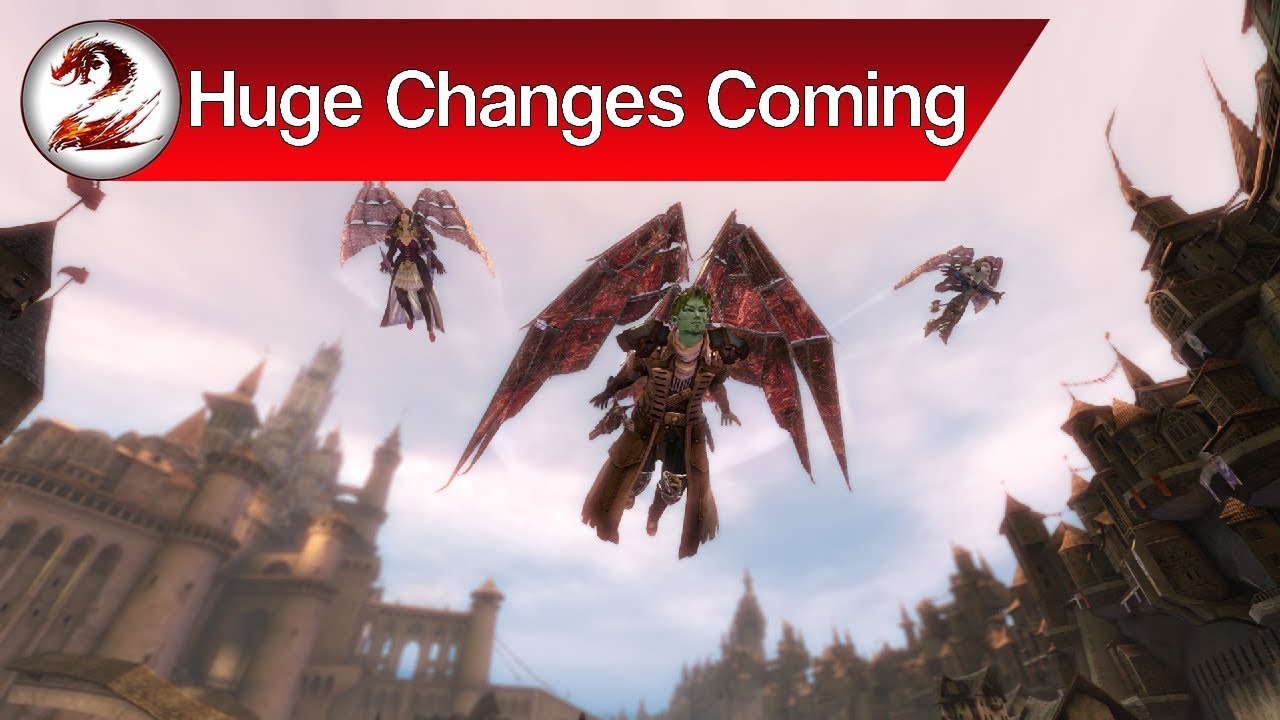 Guild Wars 2: Gliding in World vs World, Territories & Converting Ascended to Legendary Gear Coming!
