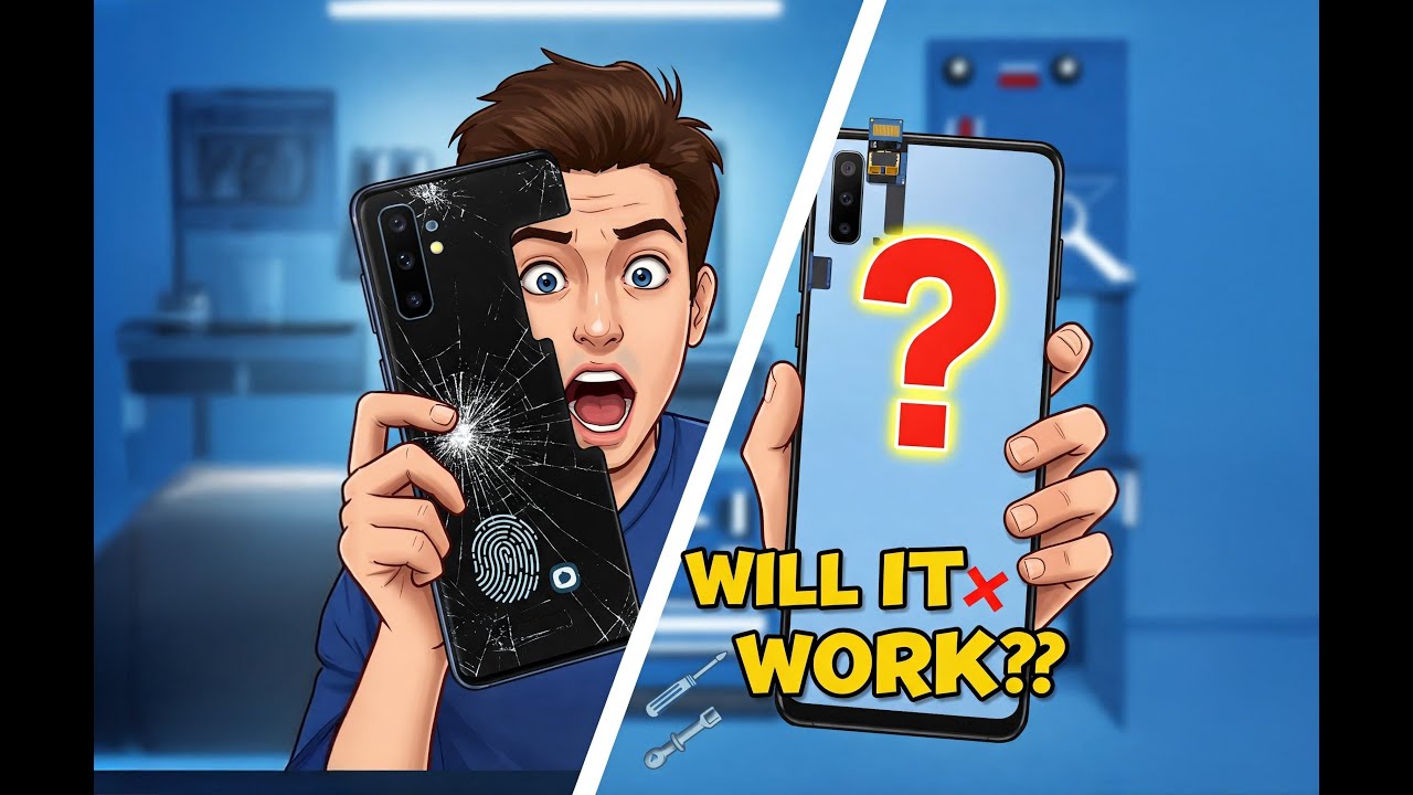 Attempting to Replace the Samsung Galaxy S20 Screen: Will the Fingerprint Sensor Still Work?