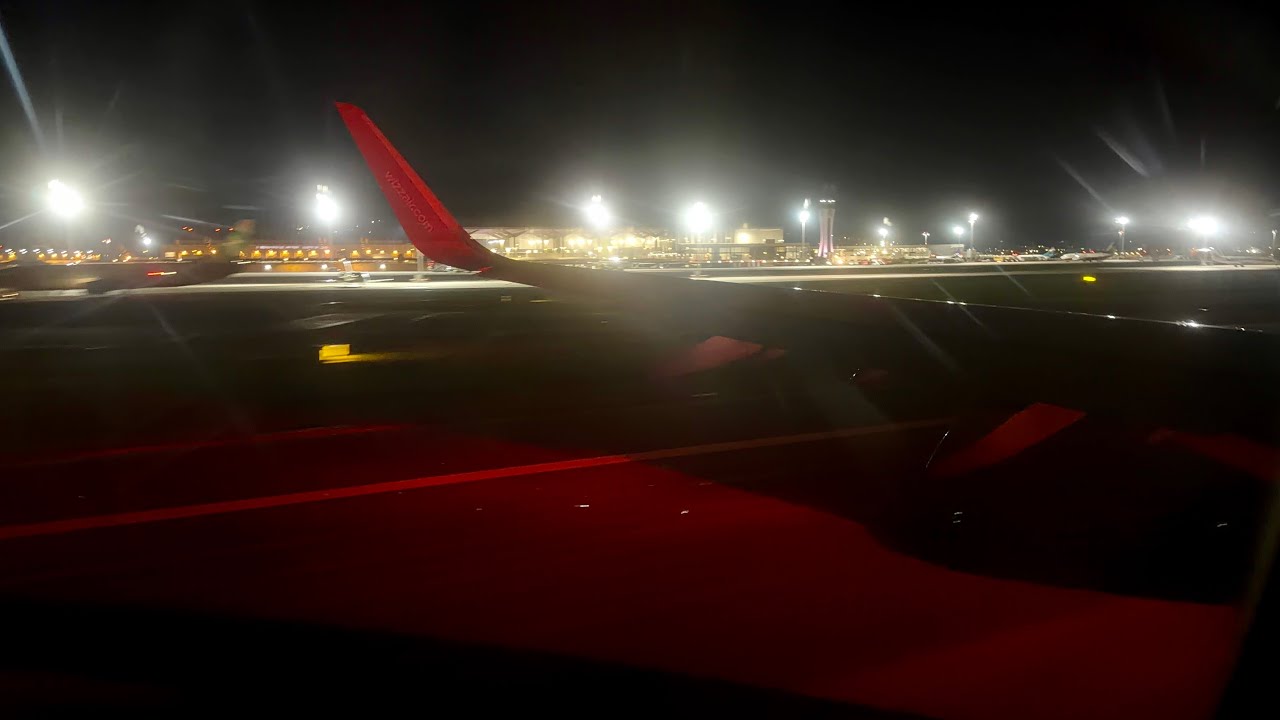 🇪🇸 Evening Departure from Málaga Costa del Sol Airport, Wizz Air Airbus A321neo 🛫