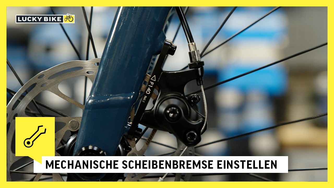 Mechanische Scheibenbremse einstellen | einfach & schnell erkl&auml;rt!