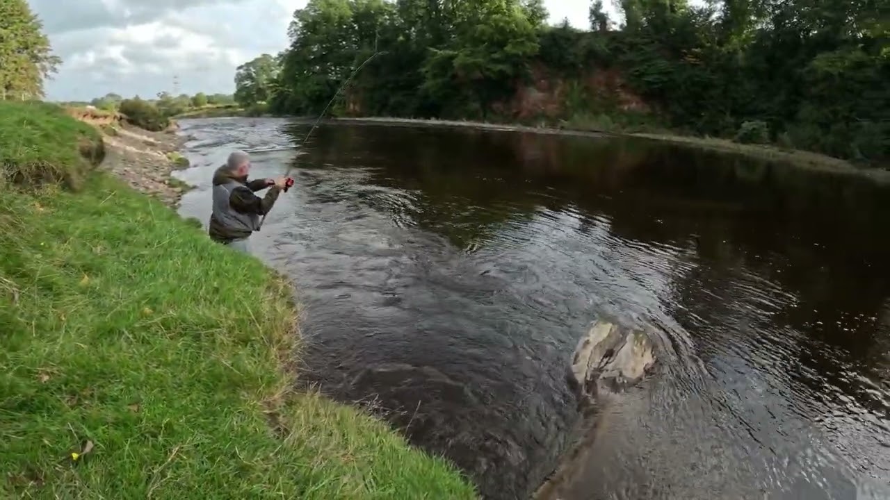 September Salmon on the Border Esk at Canonbie