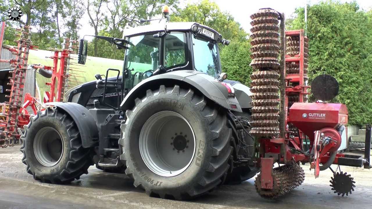 Fendt mit Güttler GreenMaster 600 Alpin im Einsatz (Maisstoppelbearbeitung-Zwischenfrucht säen)