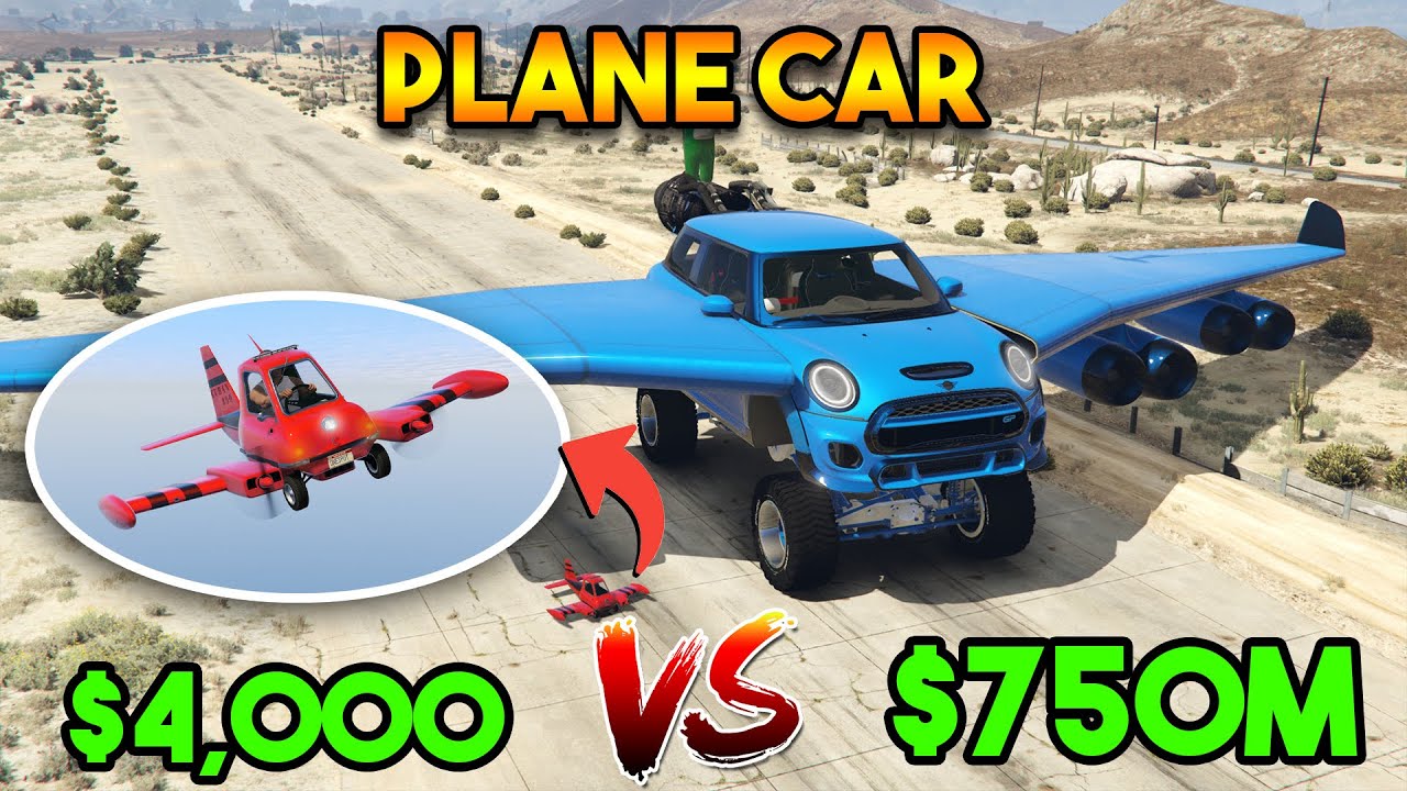 GTA 5 : CHEAP PLANE CAR VS EXPENSIVE PLANE CAR (WHICH IS BEST?)