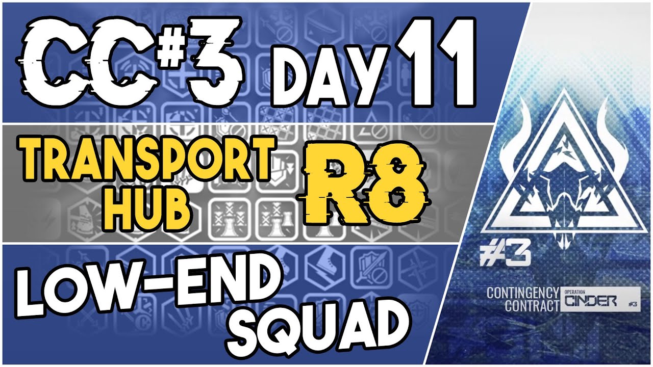 CC#3 Day 11 - Transport Hub Risk 8 | Low End Squad |【Arknights】