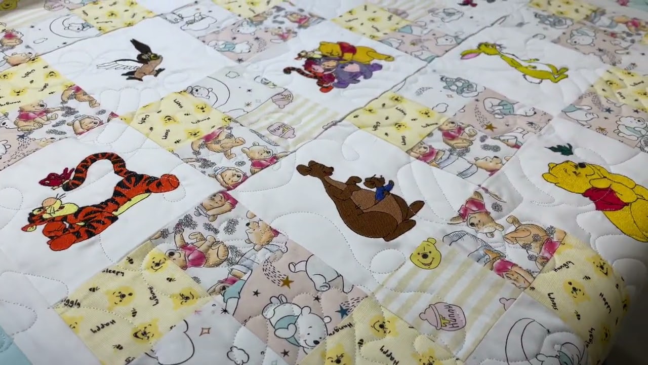 Thea’s “Baby Pooh” quilt