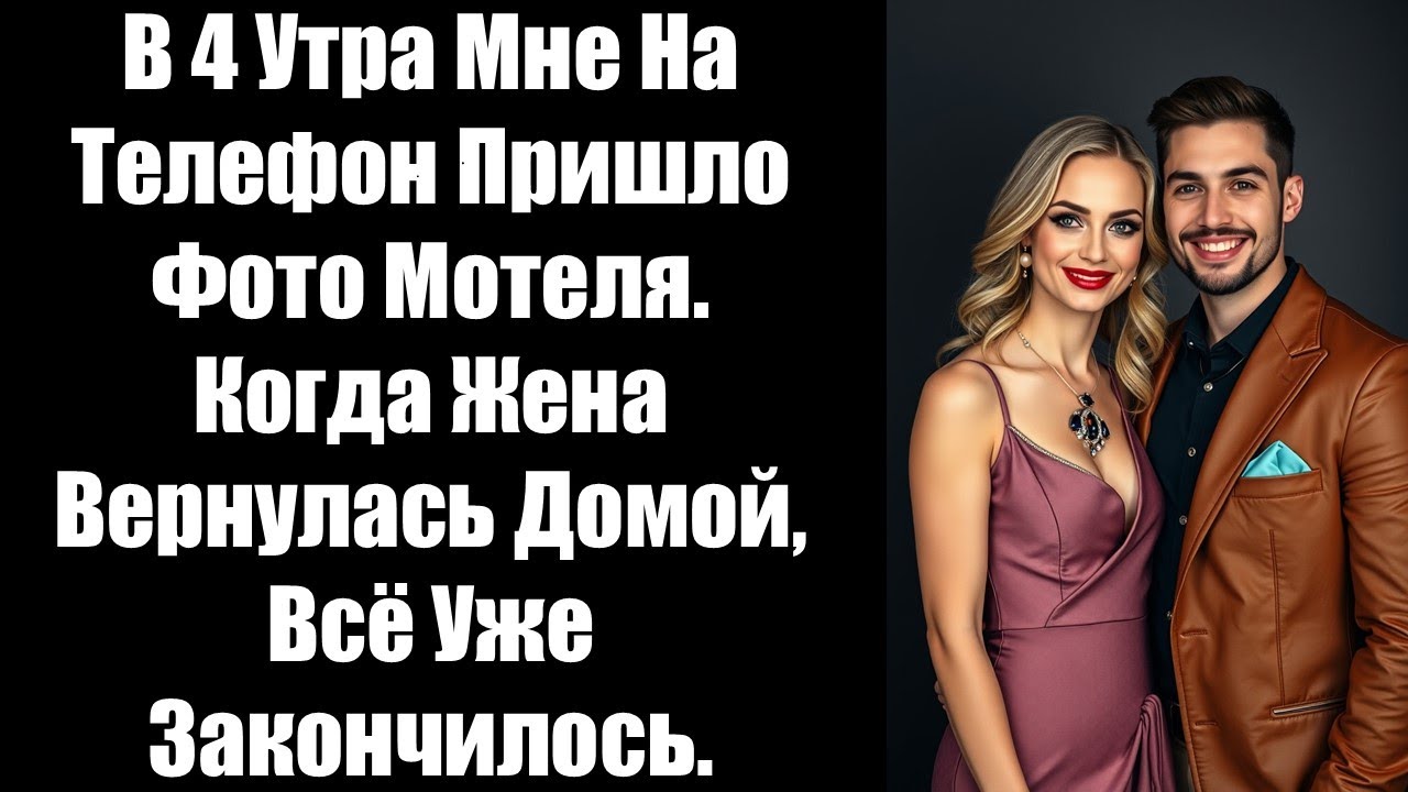 В 4 утра мне на телефон пришло фото мотеля. Когда жена вернулась домой, всё уже закончилось.