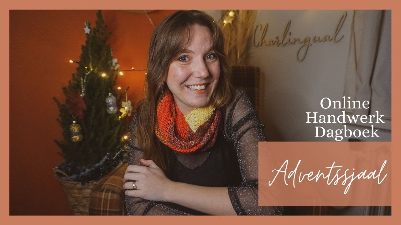 Een adventssjaal breien ~ Vrijdag Vlog #1