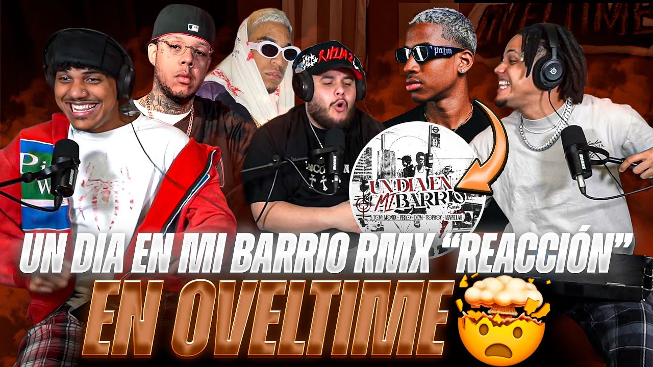 REACCIÓN a “UN DIA EN MI BARRIO RMX” de PIRLO, AKAPELLAH y DFZM 🔥 ( original tony montana y topboy) 