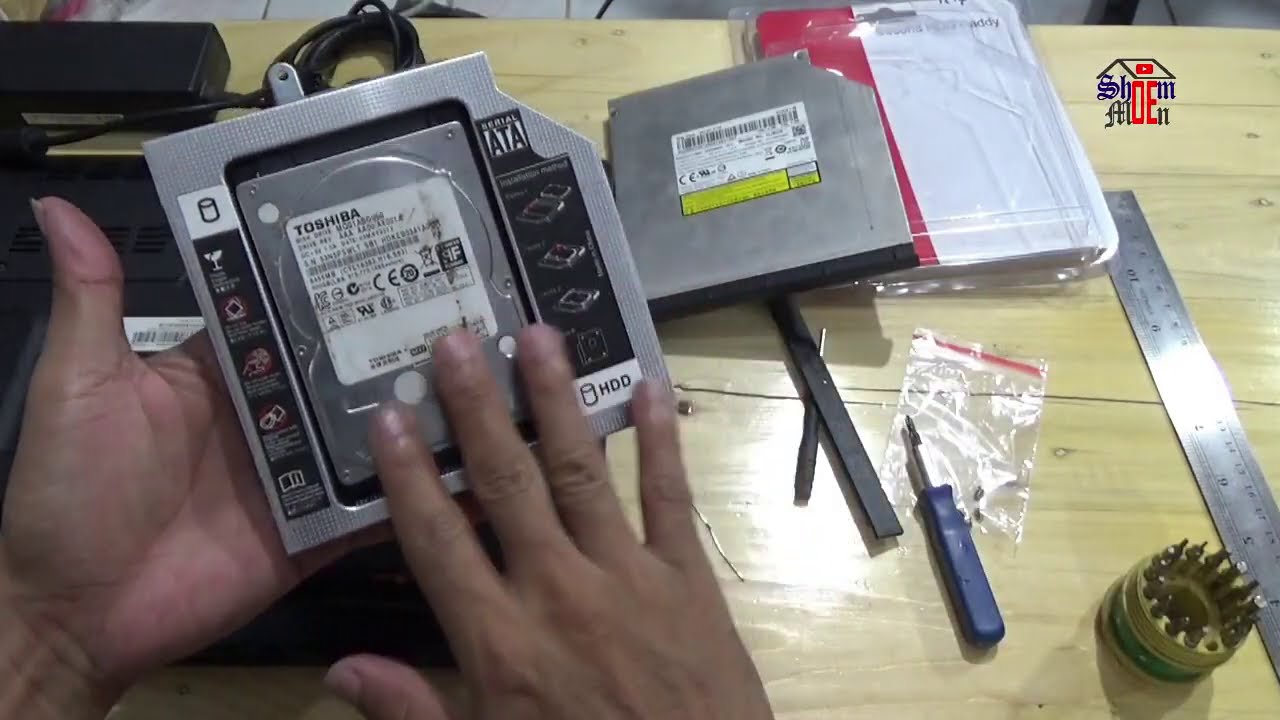 Sendiri BISA! PASANG HARDISK HDD CADDY JADI DOUBLE STORAGE SSD - Shoem Moen