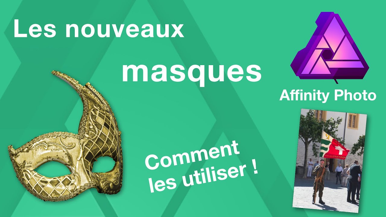 Comment utiliser les masques de luminosité, teinte et composé d'Affinity Photo 2