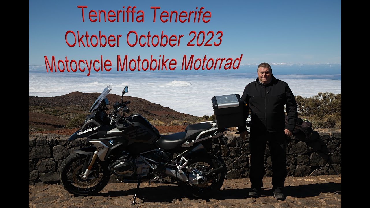 Motorrad Motobike Motocycle Tenerife Teneriffa 2023 4k Untertitel Subtitle