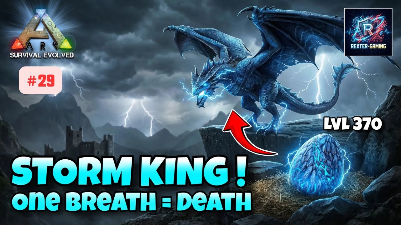 අකුණු රජා - Egg to GOD!⚡ LIGHTNING WYVERN /ARK Survival Evolved - Sri Lanka/ EP29/ REXTER-GAMING
