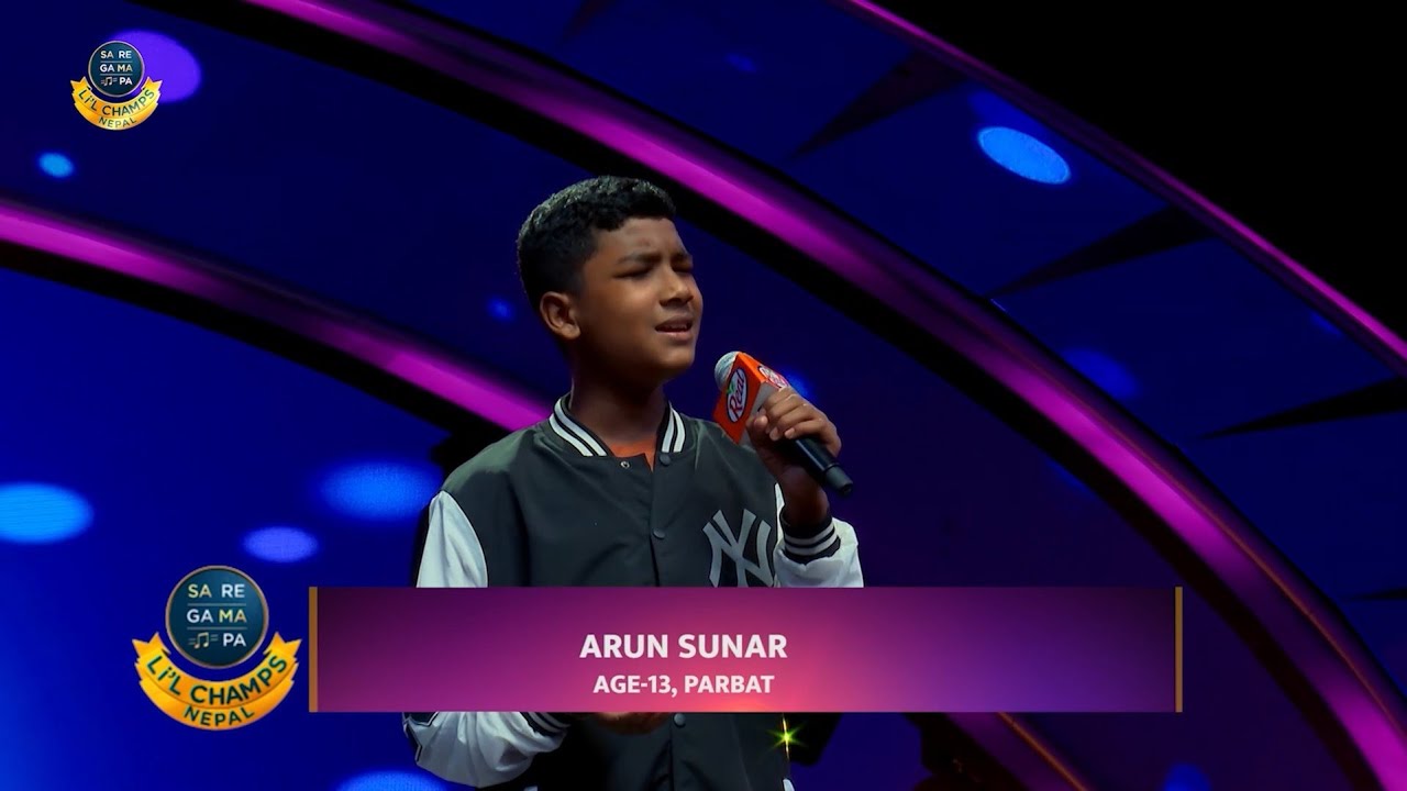 Galti hazaar hunchhan | Arun Sunar | Audition Round | SaReGaMaPa Li'l Champs Nepal