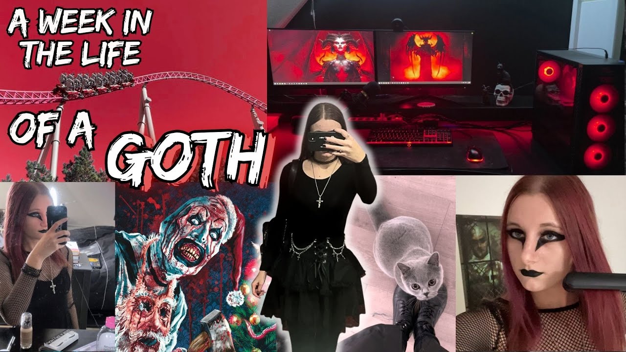 A WEEK IN THE LIFE OF A GOTH - My Daily Life + Halloween Trips