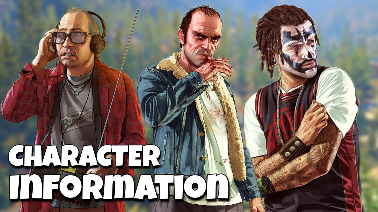 40 Minutes of Interesting GTA V Character Information