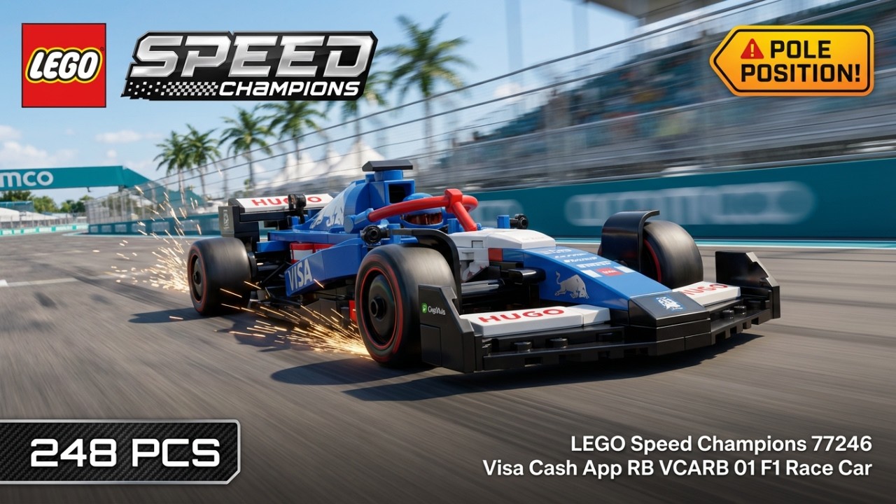 LEGO Speed Champions 77246 Visa Cash App RB VCARB 01 F1 🏎️ | Залипательная быстрая сборка 🏁